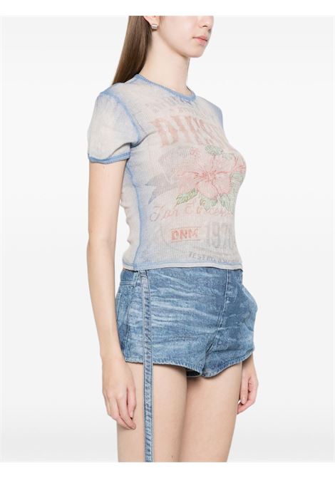 t-iana t-shirt woman blue DIESEL | A23519 0HGCN8MMA